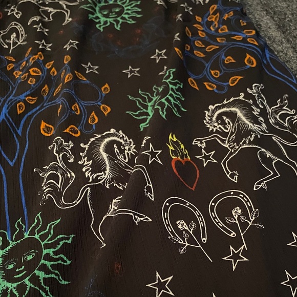 Sandro Black zodiac floral Lace dress size US 4 FR 40 - Picture 4 of 4